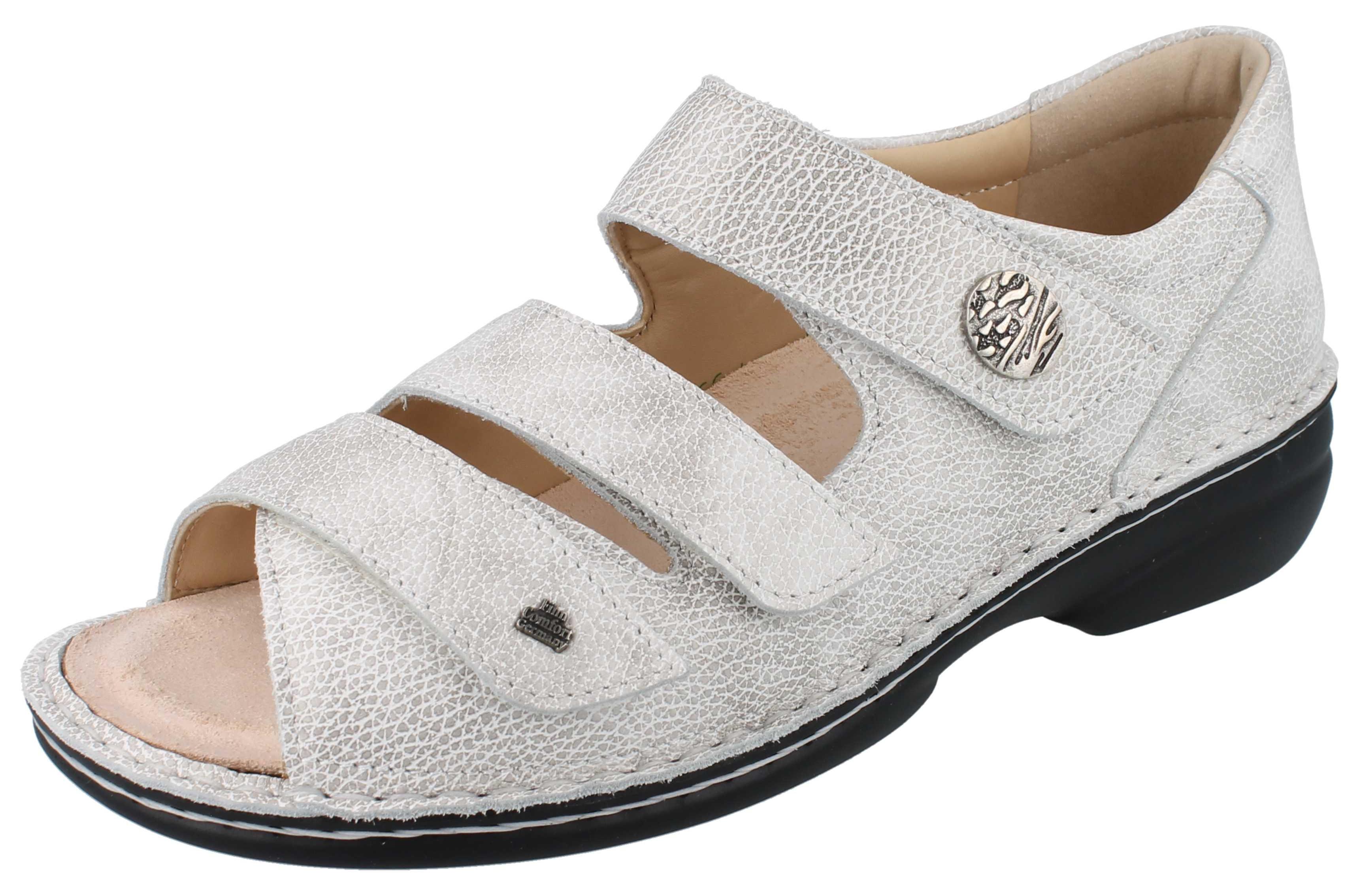 FINN COMFORT PROPHYLAXE 96404 Damen Sandale taupe Glattleder - Größe: 42