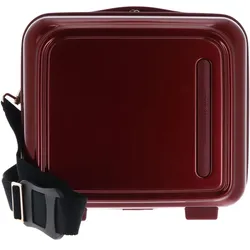 Mandarina Duck Logoduck + Metal Beauty Case, Necessaire, Rot