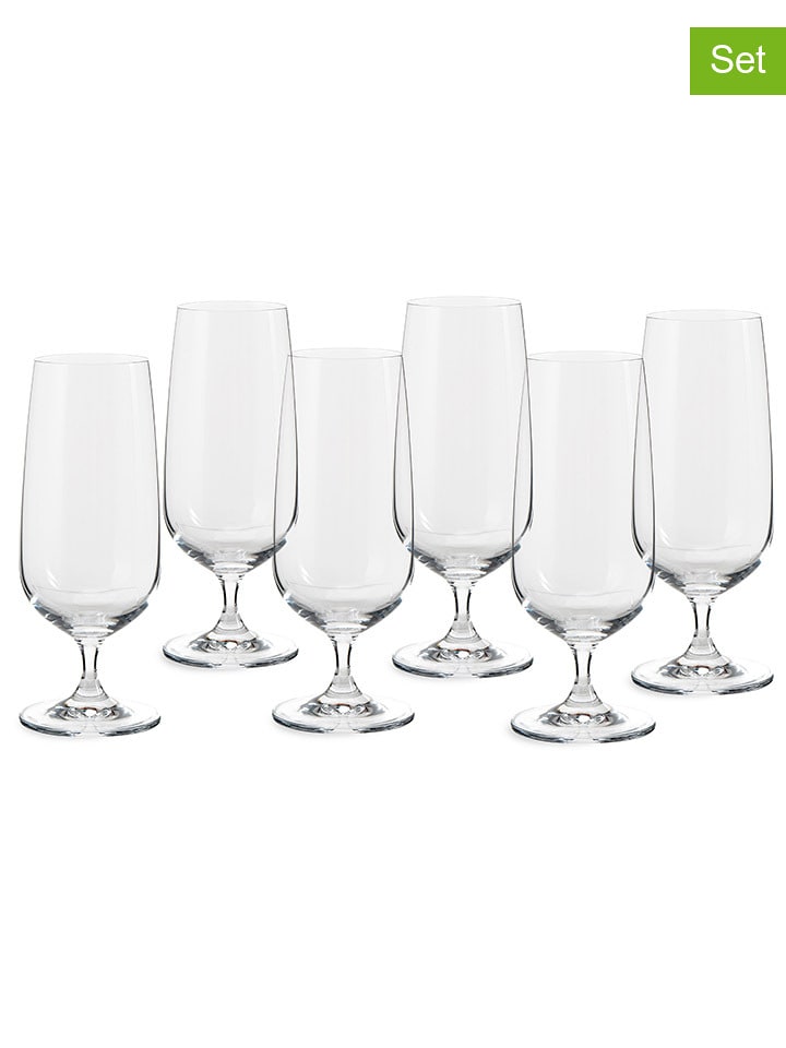 Echtwerk 6er-Set: Biergläser - 400 ml - onesize