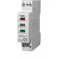 BEMKO Leuchte Phasenkontroll​e Signalleuchte Leuchtmelder 3 x 230V A15-L9-3F