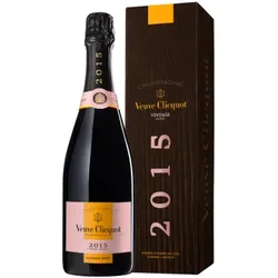 Champagner Veuve Clicquot Rosé Vintage 2015 - Mit Etui - 0.75L