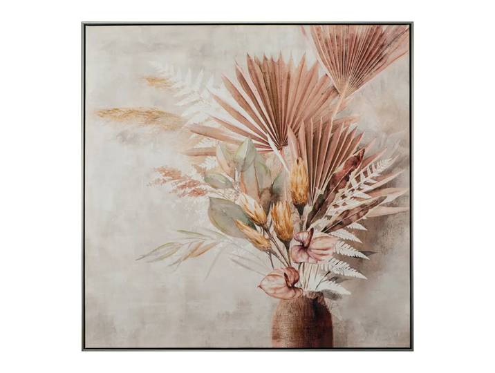 Bild mit Rahmen Arte-Frame, Alldecor, weiss/lachs/hellgrau