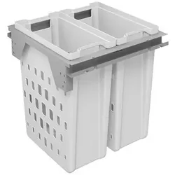 Badezimmer-Wäschekorbauszug, KB600mm, InnoTech Pull Laundry, 9207636,silber - silber