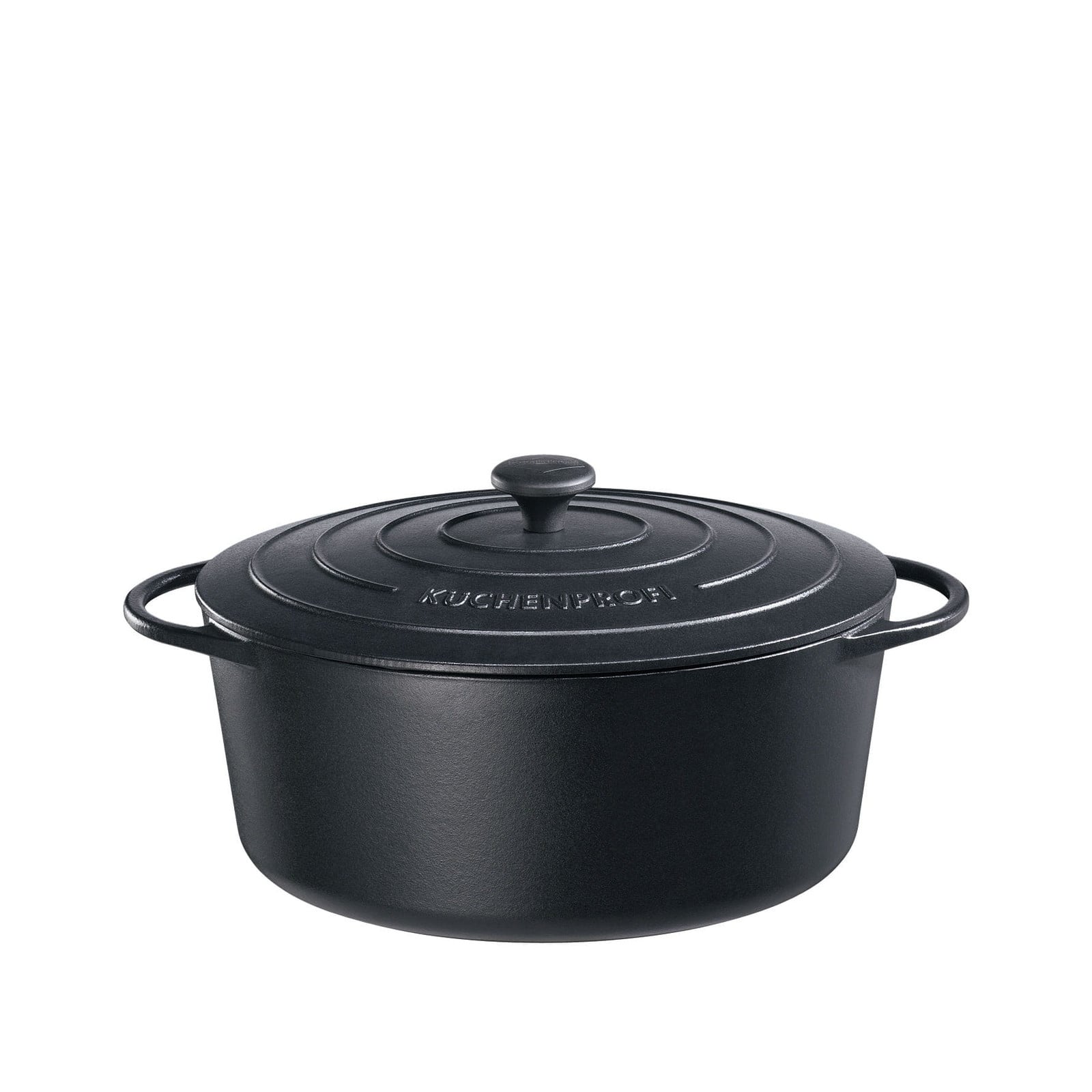 Küchenprofi Braadpan Provence ovaal gietijzer met deksel 7 liter