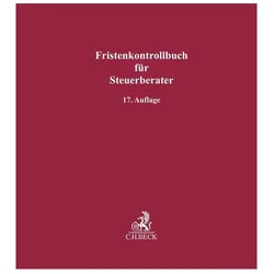 Beck Juristischer, Formular, Fristenkontrollbuch für Steuerberater (208x)