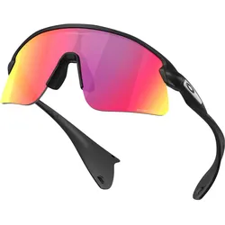 Oakley, Unisex, Sportbrille, Stunt Devil S (Matt Schwarz, Prizm Road), Schwarz