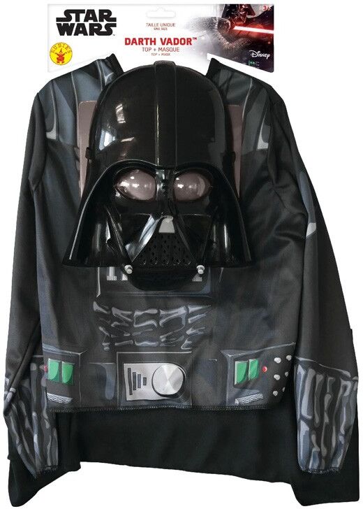 Déguisement Top Classique Dark Vador + Masque 5-8 ans - Rubies