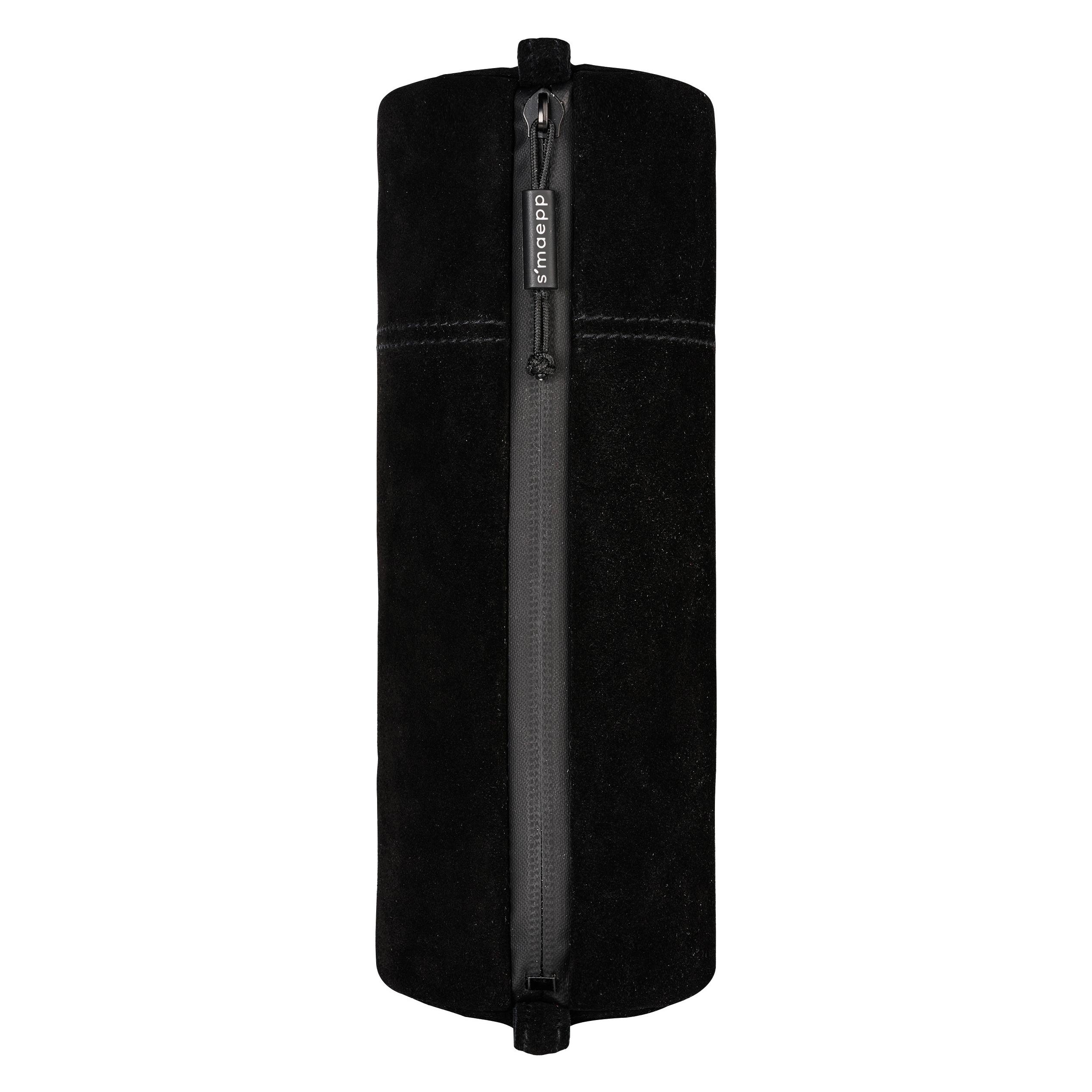 Brunnen Schlamper-Etui M Wildleder schwarz (104922290)