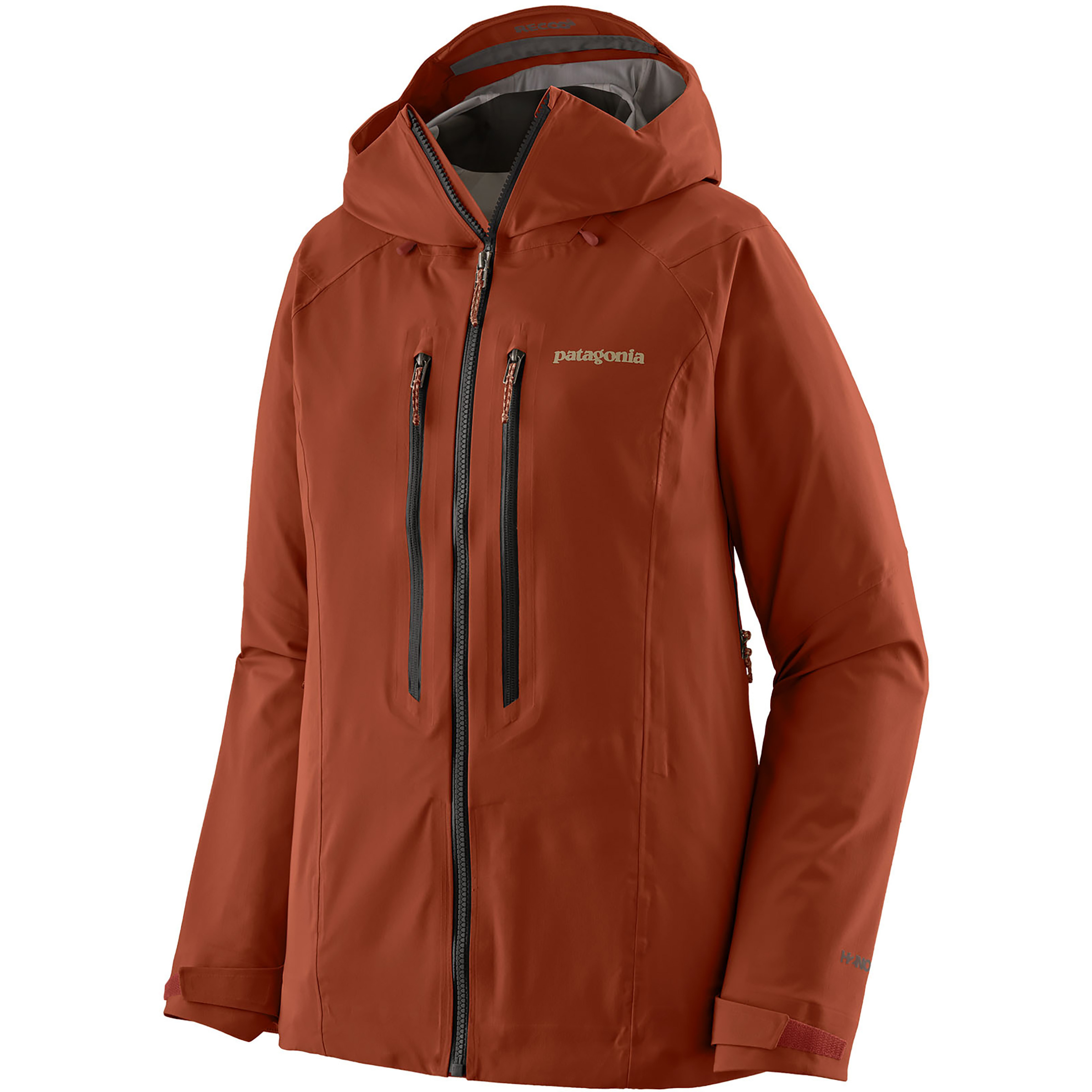 Patagonia Stormstride Damen Regenjacke braun Größe S Trekking Winddicht Wasserabweisend