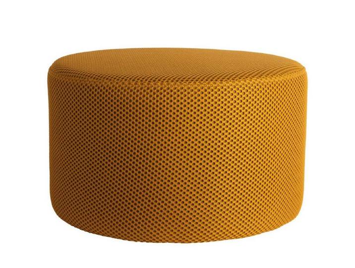 Leitmotiv Hocker Pouf Hocker Retro Mesh Gelb