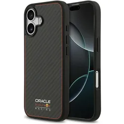 Red Bull Case Kevlar Logo Matt MagSafe for iPhone 17 black (Apple iPhone 17), Smartphone Hülle, Schwarz
