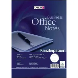 LANDRE Kanzleipapier Office A3A4 liniert 250 pro Packung