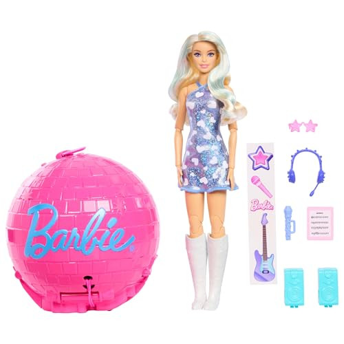 Barbie Team Barbie Roll and Reveal popster en accessoires