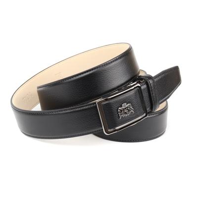 Ledergürtel ANTHONI CROWN, Herren, Gr. 105, schwarz, Rindsleder, Gürtel Ledergürtel