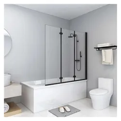 vidaXL, Badewannefaltwand, Hatenville (Transparent)
