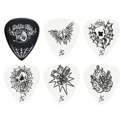 Dunlop James Hetfield Pick Tin - 0.88 (6x), Plektrum, Mehrfarbig