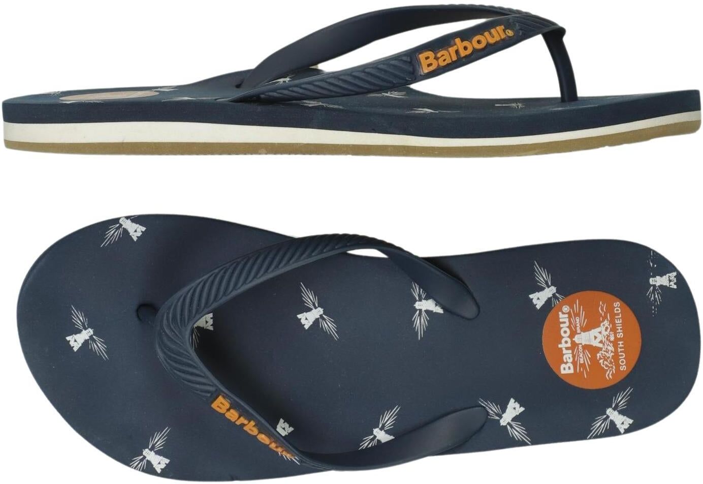Barbour Damen Sandalen, Marineblau, Gr. EU 37, kein / Etikett - Second Hand