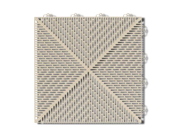 Bergo Bodenplatte Unique 38x38x1cm Sand 7Stk./1m2