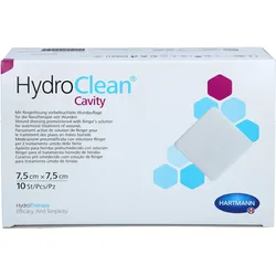 Hydroclean Cavity Kompressen 7.5x7.5 cm Steril 10 ST