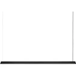 Muuto Linear LED Pendelleuchte, 169 cm, schwarz