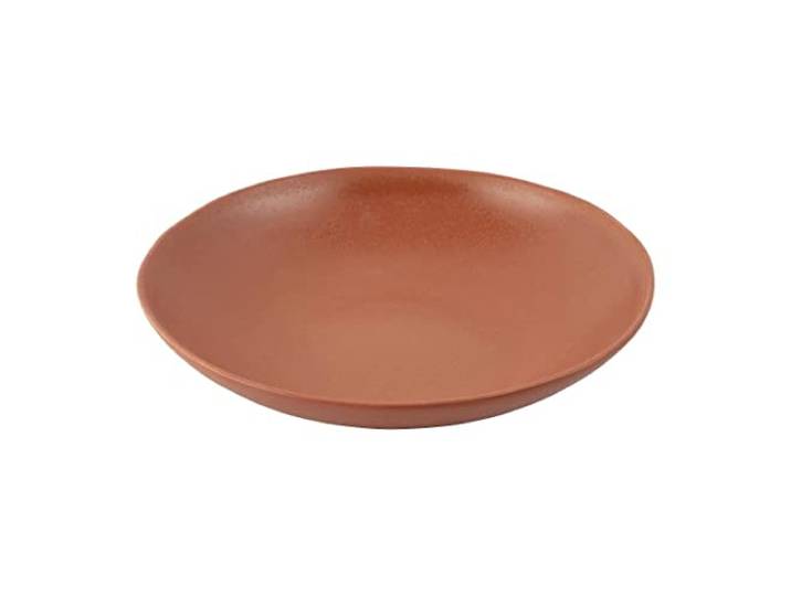 Olympia FC717 Build-A-Bowl Flache Schalen, Rostrot, 25cm, 4 Stück