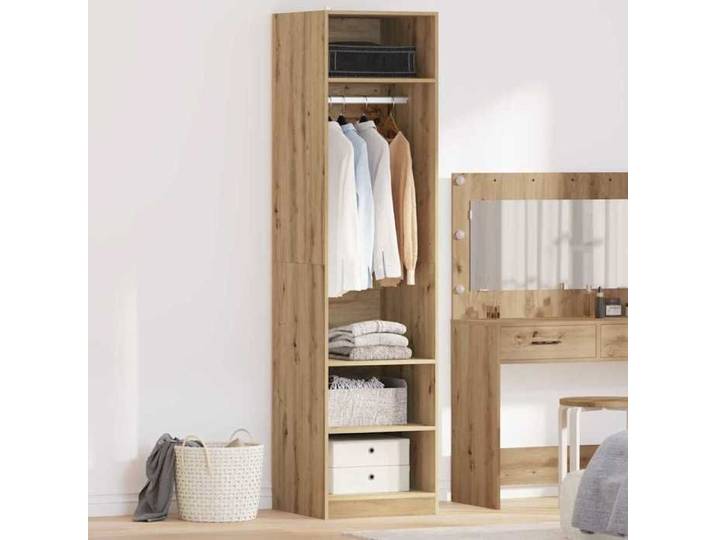 Armoire DE chambre - Solide - Armoire penderie - grande espace - Chêne artisanal 50x50x200 cm Bois d'ingénierie LH92926779469