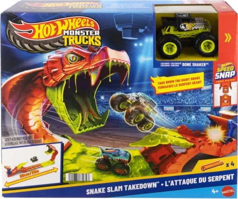 Hot Wheels Monster Trucks Snake Slam Takedown