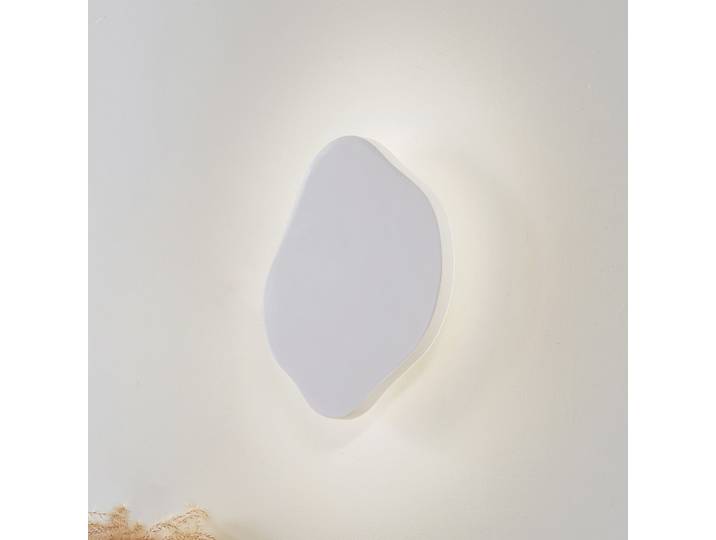 Nielson LED-Wandleuchte 30 x 30 cm weiß Gips - Lindby - Wohnzimmer - Modern - Gips / Ton - Einflammig