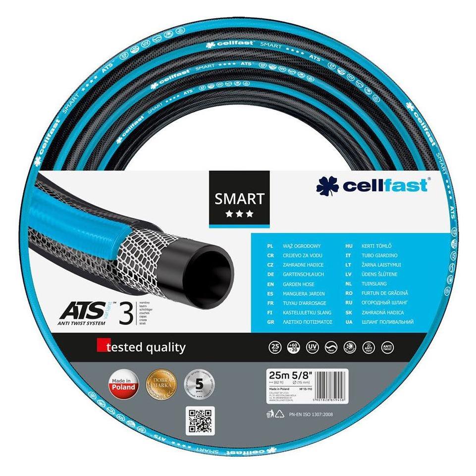 Velleman CELLFAST Gartenschlauch 25m 5/8" (15mm) (25 m, 15 mm) (CF13-110)