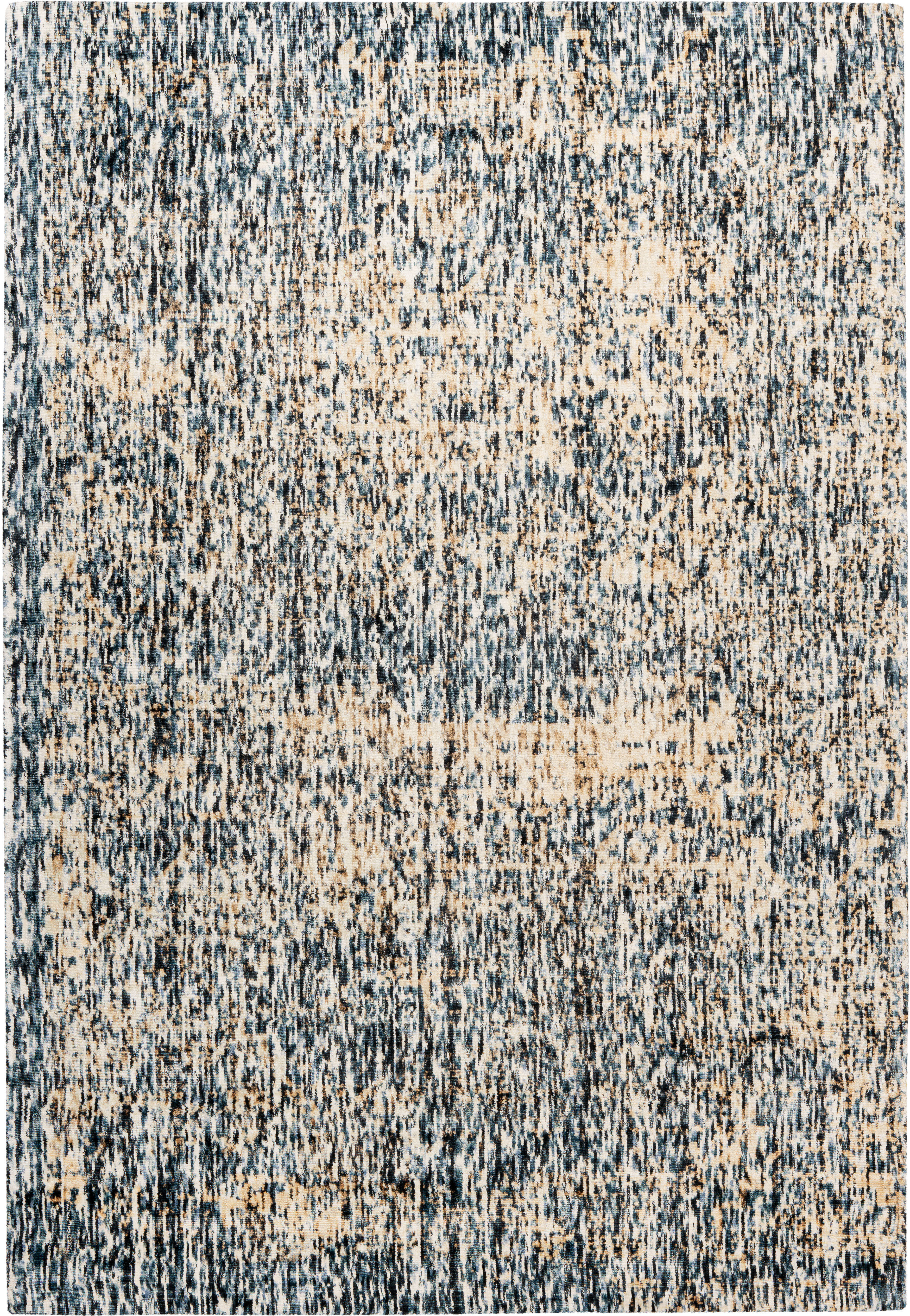 Padiro "Puerto 125" rechteckig 10 mm Höhe blau, beige B : 200cm 1 Stk., 10mm, L: 290cm