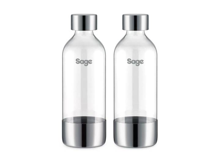 Trinkflasche SAGE The InFizz Bottles 1 l, 2 Stück , transparent, Trinkflaschen, Trinkflasche