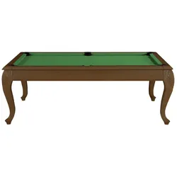 Billardtisch Mina 8 ft. Mokka, Tuchfarbe: Graphit