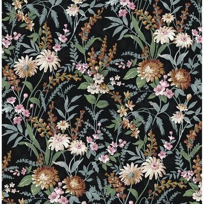 NextWall Vintage Floral Peel and Stick Wallpaper