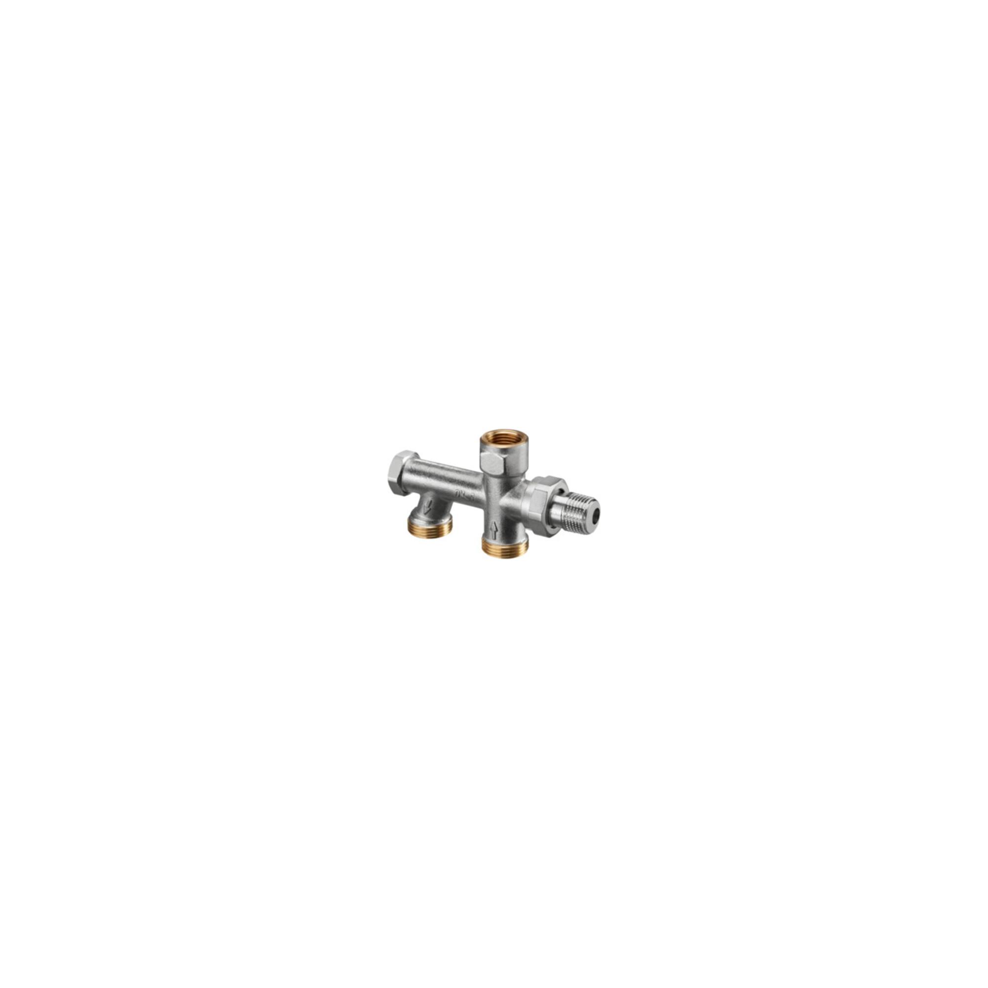 Oventrop Einrohr-Anschlussstück Uno DN 15xG 3/4 AG, m HZK-Iso-Verschraubung (1013161)