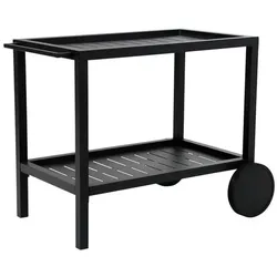 Brafab Servierwagen Belfort Aluminium Schwarz