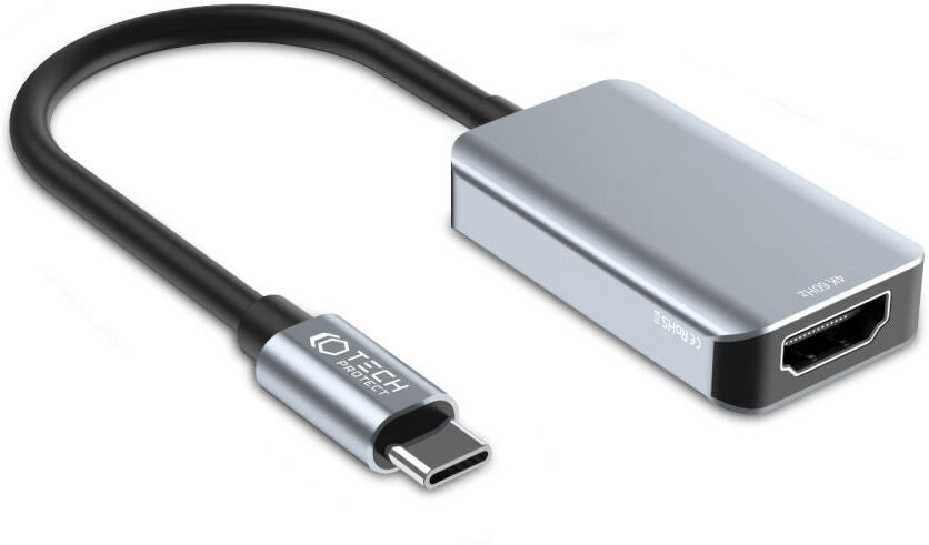 Ultraboost Tech-Protect USB-C til HDMI Adapter - Sort
