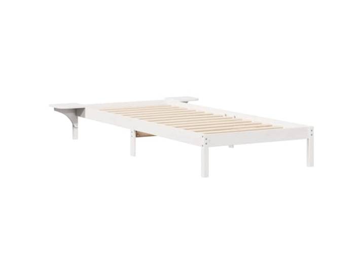PUGYNBK Bettgestell mit Tischen, 100 x 210 cm Massives Kiefernholz, solide Beine, minimalistisches Design, einfache Reinigung