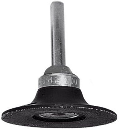 3M ROLOC Gummi-Schleifteller Schaftdurchmesser 6 mm, weich, 75 mm Außendurchmesser (7000062723)