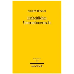 Einheitliches Unternehmerrecht, Fachbücher von Carmen Freyler