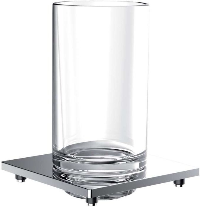 Emco Liaison Glashalter für Reling 182000102 Kristallglas klar, chrom