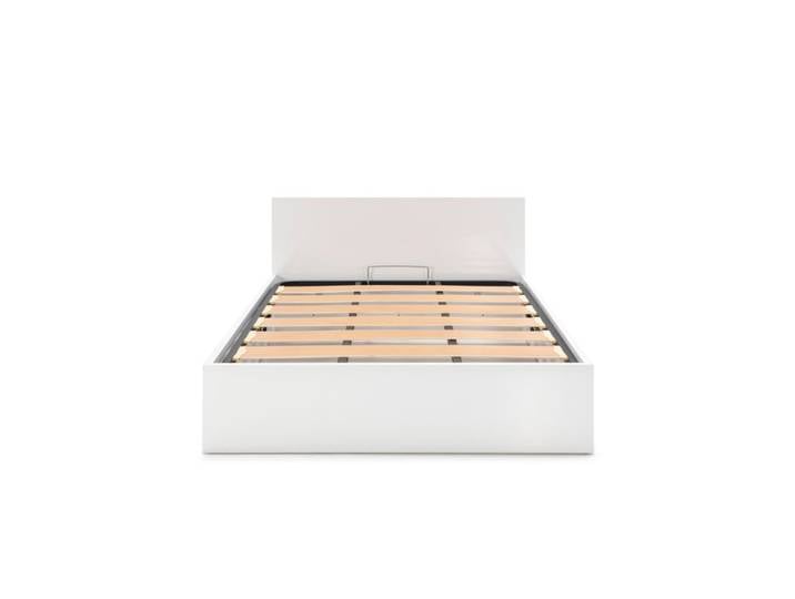 Lit coffre 160x200 cm BEST 3 blanc brillant