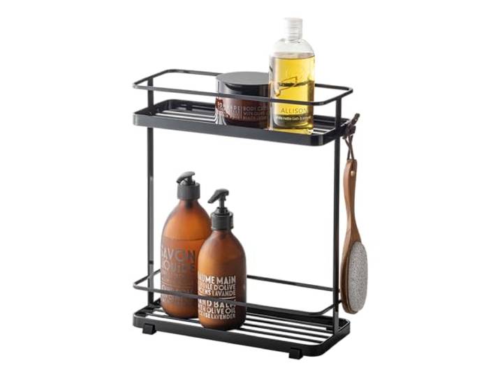 YAMAZAKI 6791 Tower Dispenser Rack\, Black\, Steel\, 28 x 12 x 33.5 cm