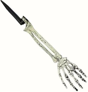 Uplift Treasures Halloween Skeleton Skull And Hand Ground Stakes Yard Decorations 1pc Hand
