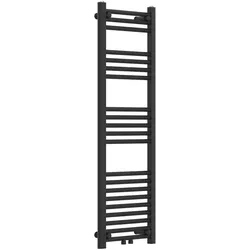 Helloshop26 - Handtuchwärmer-Heizkörper für Badezimmer Stahl 120 x 40 cm schwarz