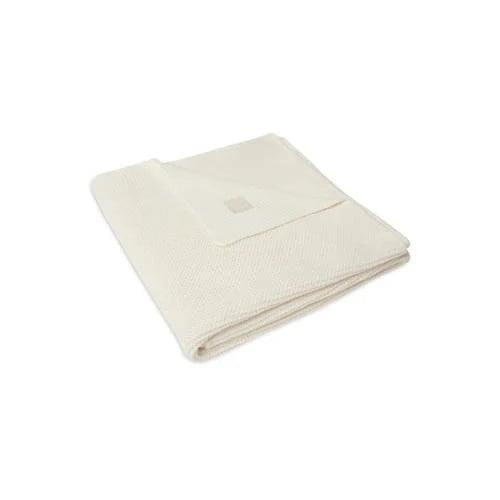 Jollein baby wiegdeken Basic Knit Ivory 75 x 100 cm