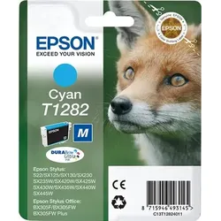Epson Fox Singlepack Cyan T1282 DURABrite Ultra Ink