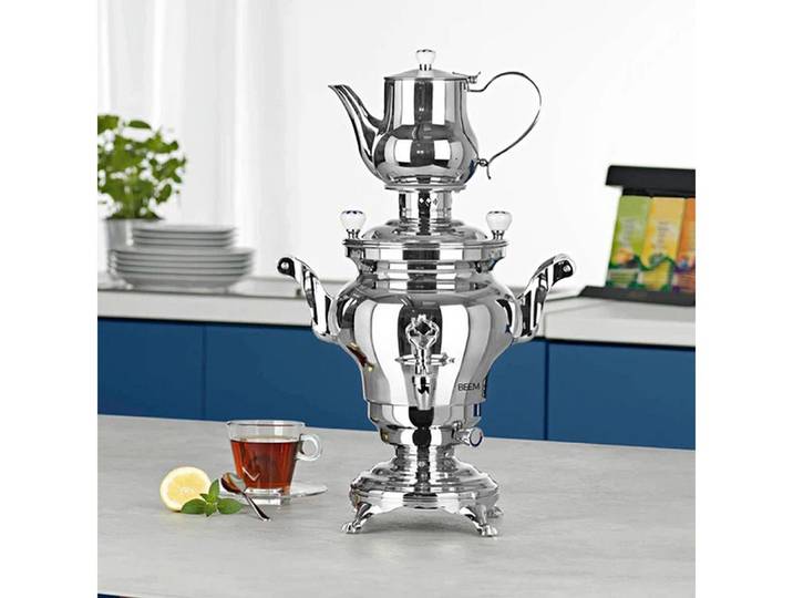 BEEM Samowar BEEM Samowar Odessa 3l 1800 W Semaver Teebereiter Teekocher, 3 l