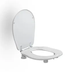 Pressalit Ergosit WC-Sitz R20000 mit Deckel, erhöht 50mm, weiß
