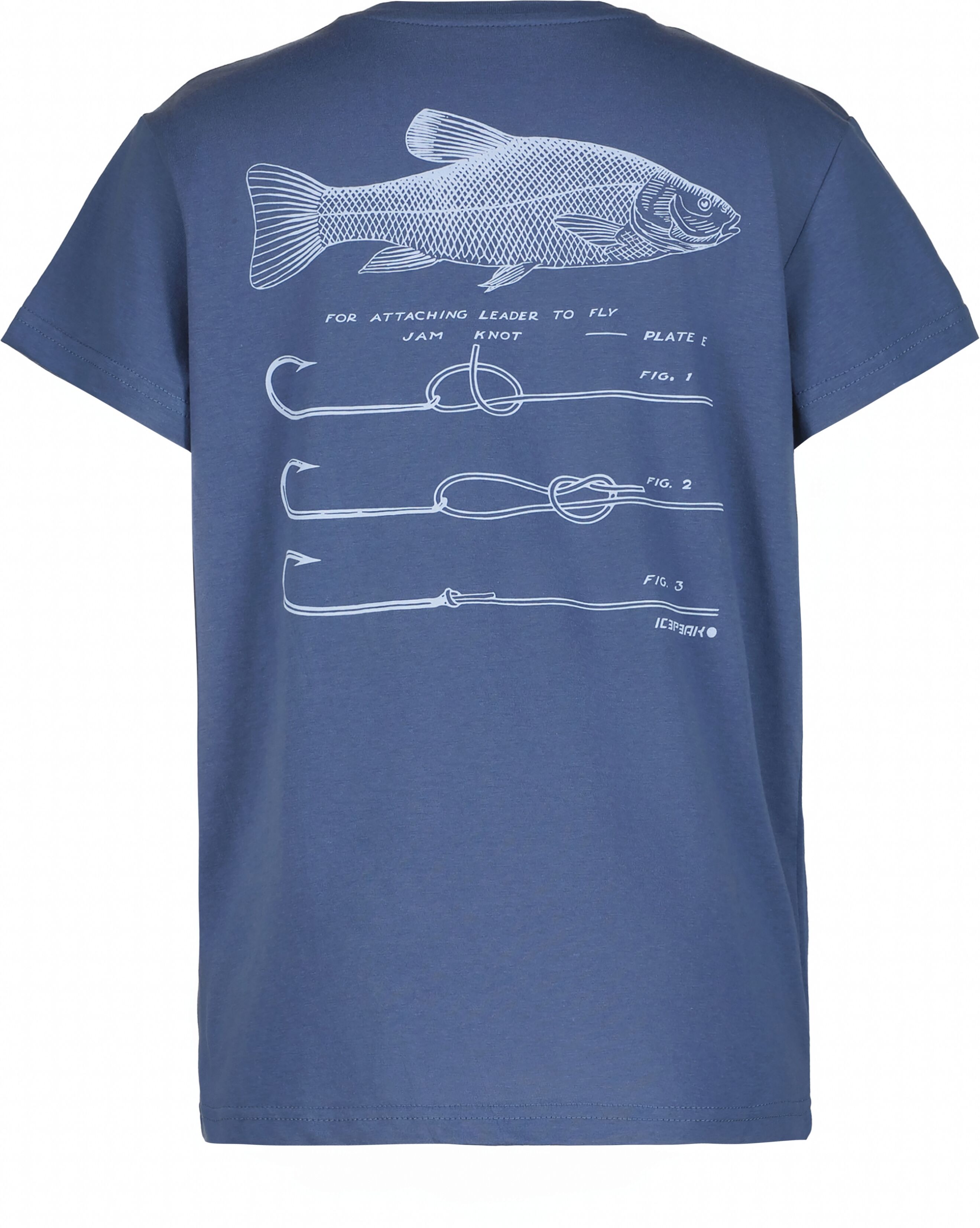 T-Shirt ICEPEAK "LEADVILLE JR", Mädchen, Gr. 128, blau (navy blau), Obermaterial: 100% Baumwolle, Shirts T-Shirt, für Kinder und Jugendliche, aus Baumwolle navy blau 128