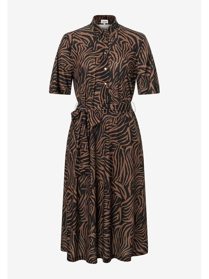 More & More Kleid in Braun/ Schwarz - 40